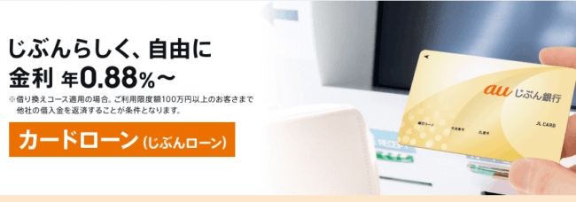 auじぶん銀行カードローン