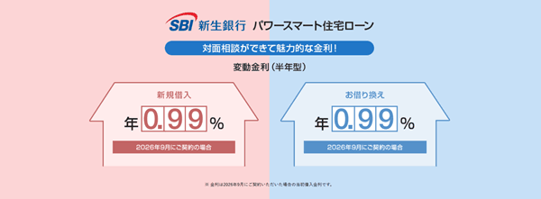 SBI新生銀行パワースマート住宅ローン